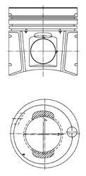 Поршень KOLBENSCHMIDT 128061