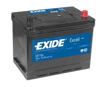 Стартерная аккумуляторная батарея; Стартерная аккумуляторная батарея EXIDE EB704
