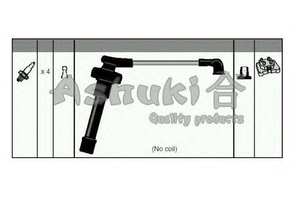 Комплект проводов зажигания ASHUKI 1614-2304