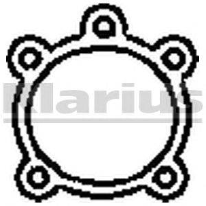 Прокладка, труба выхлопного газа KLARIUS 410687