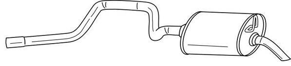 Глушитель выхлопных газов конечный SIGAM 26673