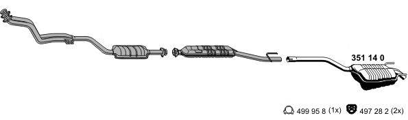 Система выпуска ОГ ERNST 040136