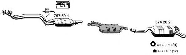Система выпуска ОГ ERNST 040161