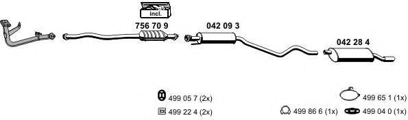 Система выпуска ОГ ERNST 050346