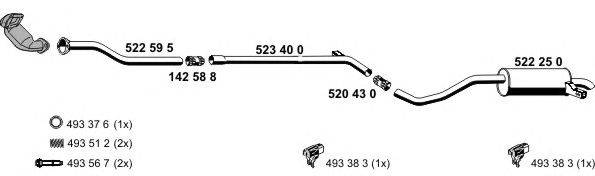 Система выпуска ОГ ERNST 100473