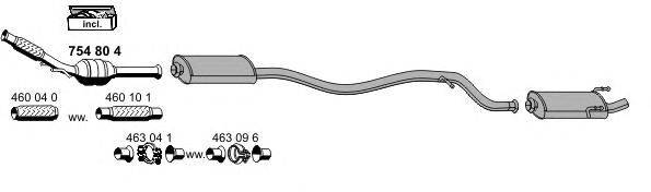 Система выпуска ОГ ERNST 090185