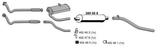 Система выпуска ОГ ERNST 040896