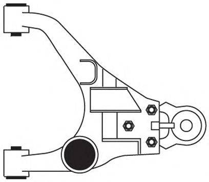 Рычаг независимой подвески колеса, подвеска колеса FRAP 3635