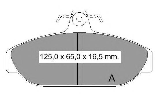 Комплект тормозных колодок, дисковый тормоз VEMA 831160