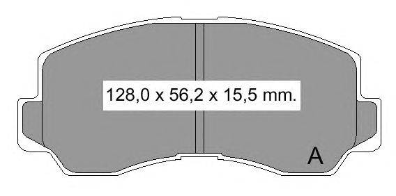 Комплект тормозных колодок, дисковый тормоз VEMA 834910