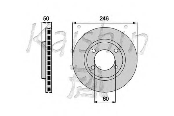 Тормозной диск KAISHIN CBR150