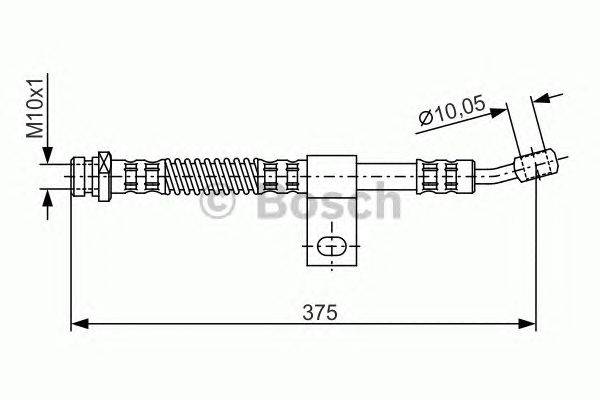 Тормозной шланг BOSCH 1 987 476 892