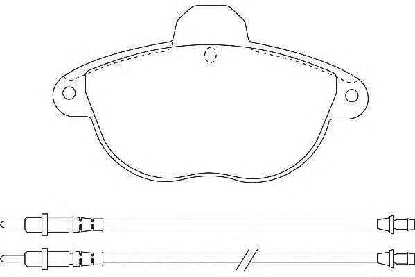 Комплект тормозных колодок, дисковый тормоз WAGNER WBP23146A