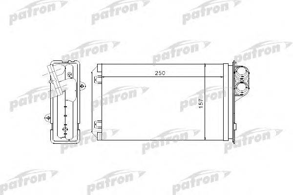 Теплообменник, отопление салона PATRON PRS2056