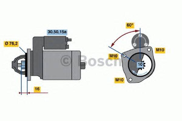 Стартер BOSCH 1030