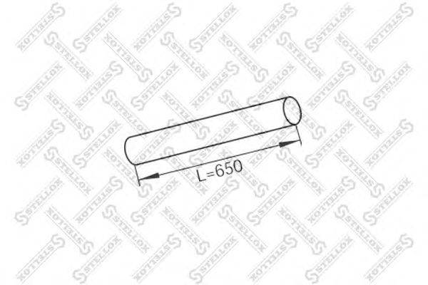 Труба выхлопного газа STELLOX 8203735SX