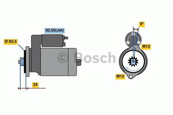 Стартер BOSCH 2380