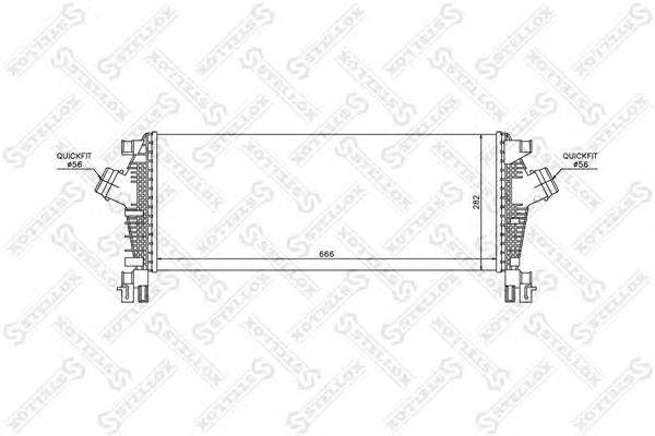 Интеркулер STELLOX 10-40219-SX