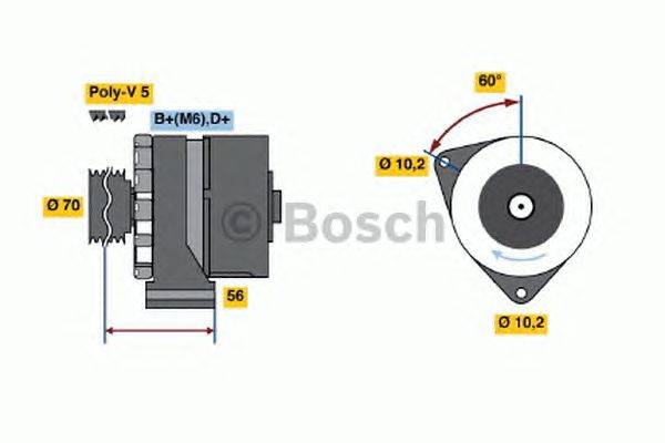 Генератор BOSCH 3811