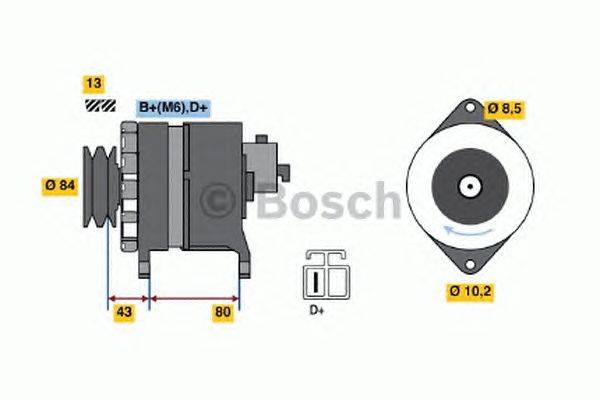 Генератор BOSCH 0986044940