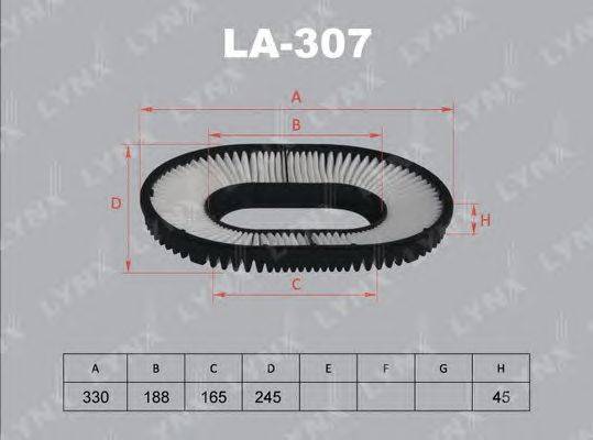 Воздушный фильтр LYNXauto LA-307
