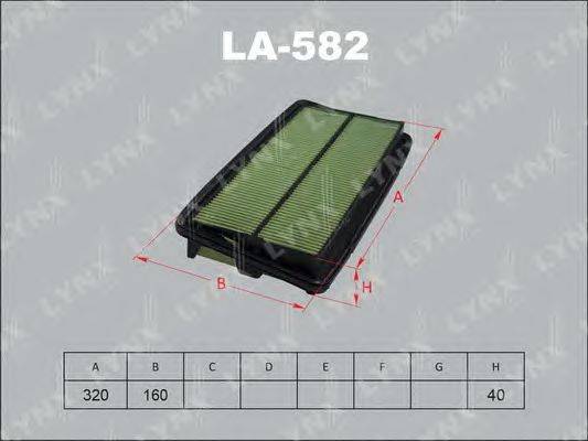 Воздушный фильтр LYNXauto LA582