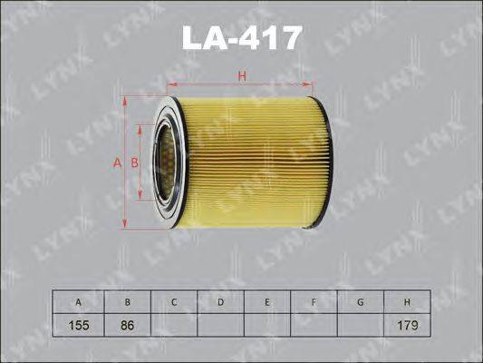 Воздушный фильтр LYNXauto LA-417