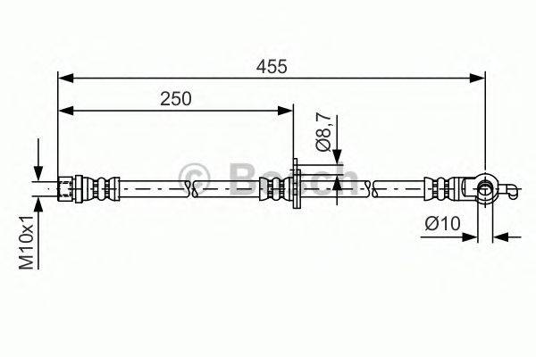 Тормозной шланг CF GOMMA 512624