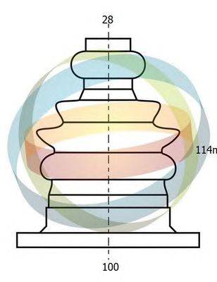 Комплект пылника, приводной вал ODM-MULTIPARTS 21-990108