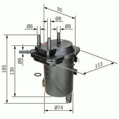 Топливный фильтр BOSCH 0 450 907 011