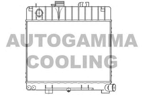 Радиатор, охлаждение двигателя AUTOGAMMA 100090