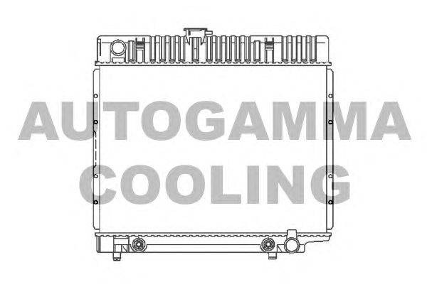 Радиатор, охлаждение двигателя AUTOGAMMA 100535