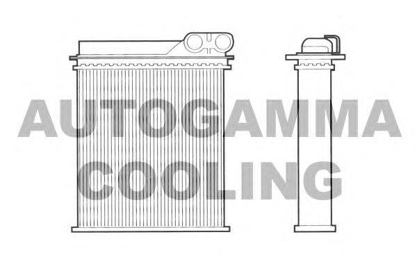 Теплообменник, отопление салона AUTOGAMMA 101613