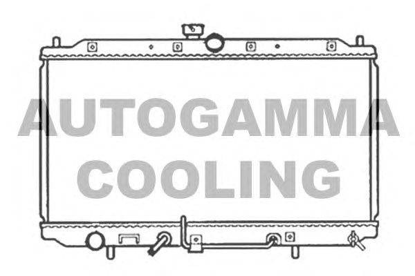 Радиатор, охлаждение двигателя AUTOGAMMA 102170