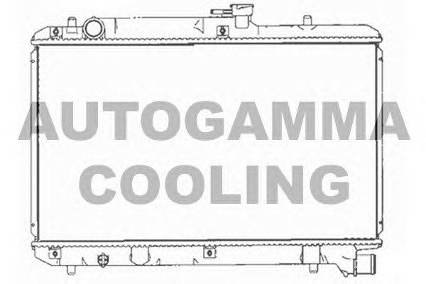 Радиатор, охлаждение двигателя AUTOGAMMA 102324