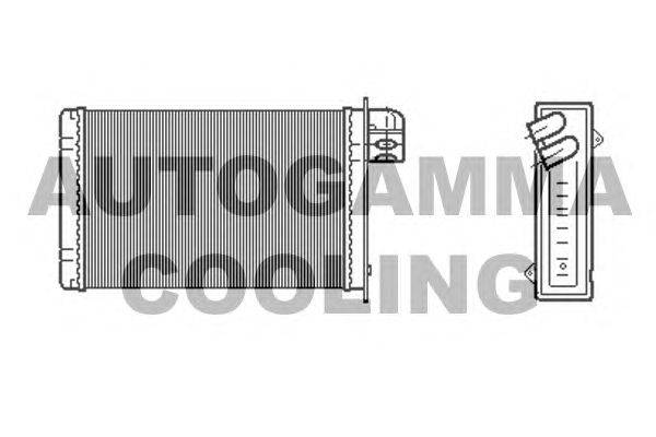 Теплообменник, отопление салона AUTOGAMMA 105383