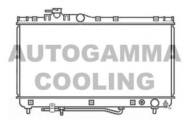 Радиатор, охлаждение двигателя AUTOGAMMA 107055