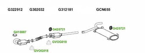 Система выпуска ОГ GT Exhaust 10410