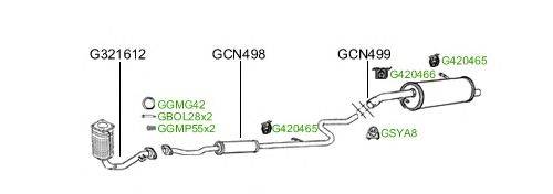 Система выпуска ОГ GT Exhaust 127