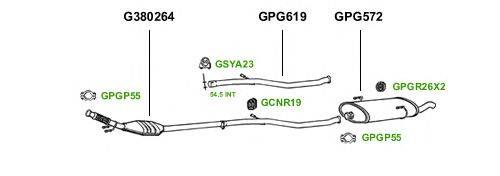 Система выпуска ОГ GT Exhaust 1550