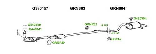 Система выпуска ОГ GT Exhaust 1780