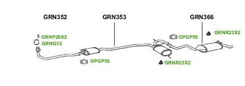 Система выпуска ОГ GT Exhaust 1918