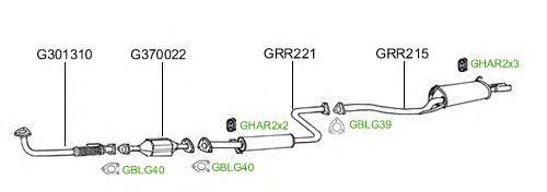 Система выпуска ОГ GT Exhaust 2028