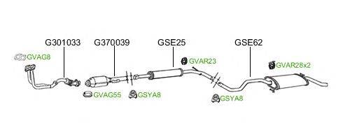 Система выпуска ОГ GT Exhaust 2083