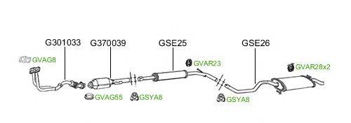 Система выпуска ОГ GT Exhaust 2114