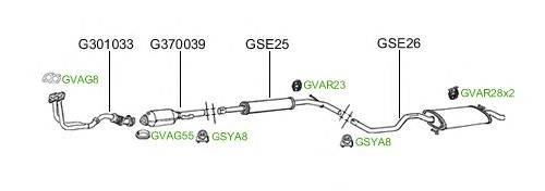 Система выпуска ОГ GT Exhaust 2124