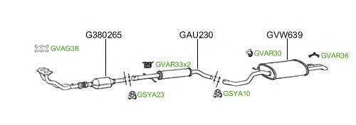 Система выпуска ОГ GT Exhaust 2169