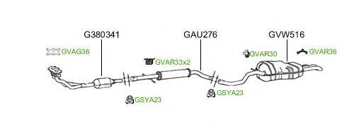 Система выпуска ОГ GT Exhaust 2171