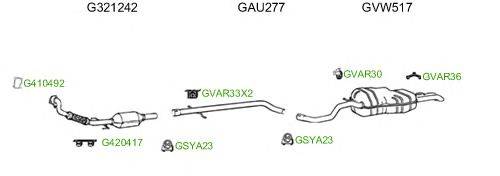 Система выпуска ОГ GT Exhaust 2177