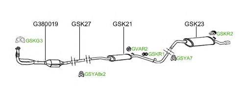 Система выпуска ОГ GT Exhaust 2203